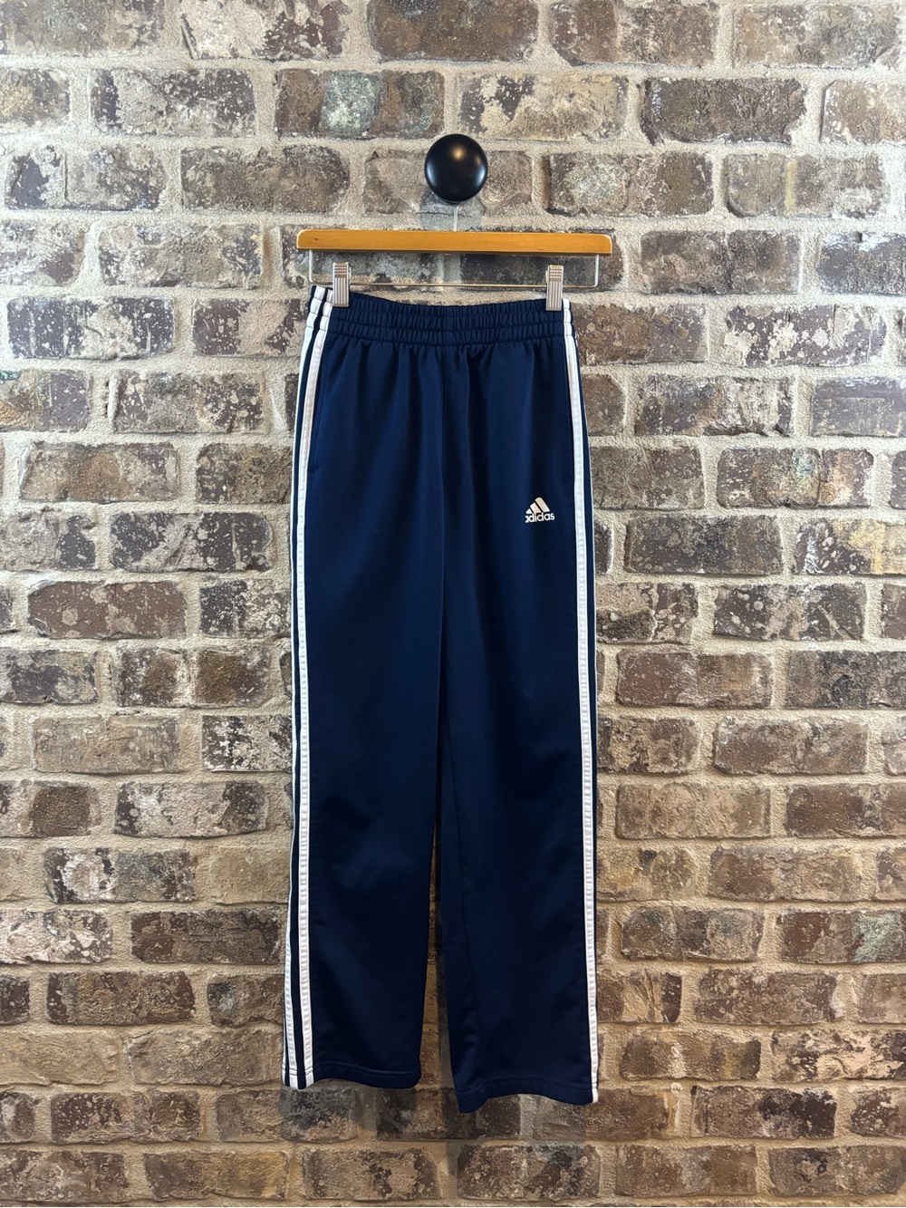 adidas Navy Blue Kids Track Pants  Size Medium 10-12